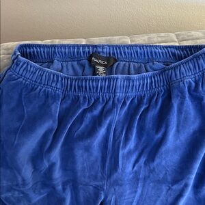 Nautica Royal Blue Velour Lounge Pants